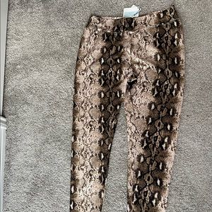 ByEgreis leopard print scrunch butt leggings, XXL